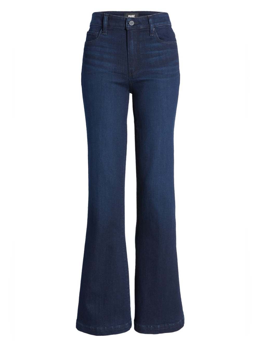 PAIGE Genevieve High-Waist Flare Jeans – Dark Wash – Size 27